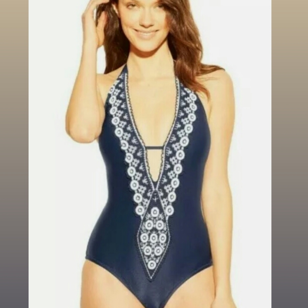 NWOT Kona Sol Black One Piece Size M